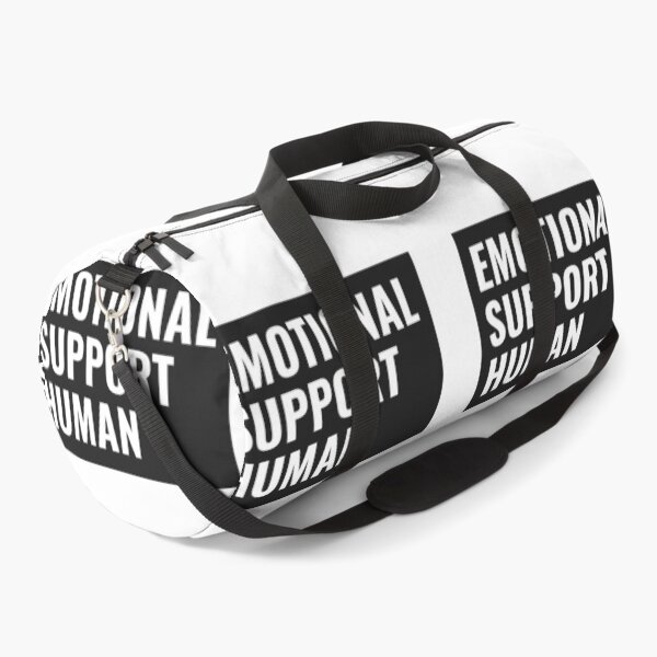 Item preview, Emotional Support Human Text Black designed and sold by jacks-tees.