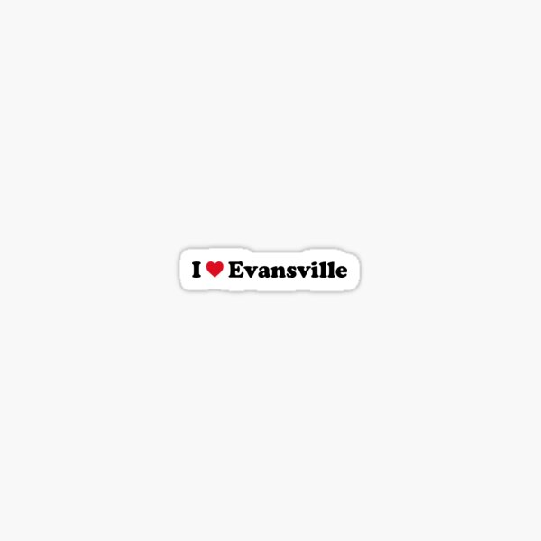 Item preview, I Love Evansville designed and sold by Novel Gifts.