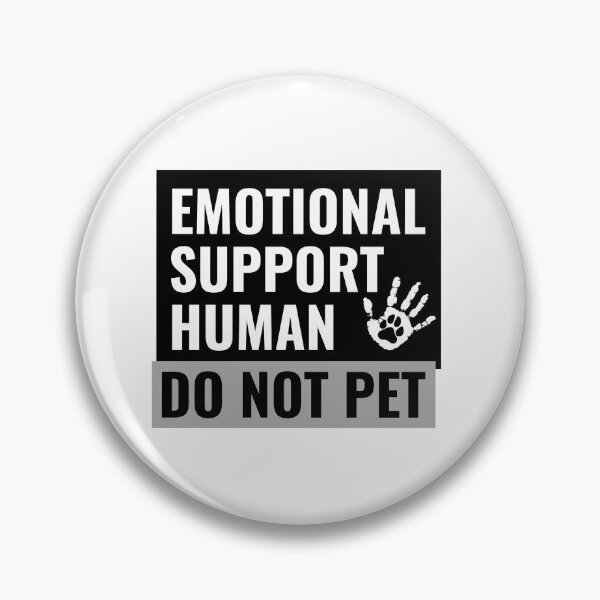 Item preview, Emotional Support Human Do Not Pet Hand designed and sold by jacks-tees.