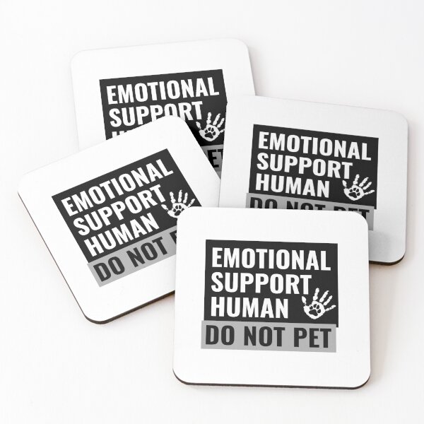 Item preview, Emotional Support Human Do Not Pet Hand designed and sold by jacks-tees.