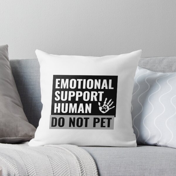 Item preview, Emotional Support Human Do Not Pet Hand designed and sold by jacks-tees.