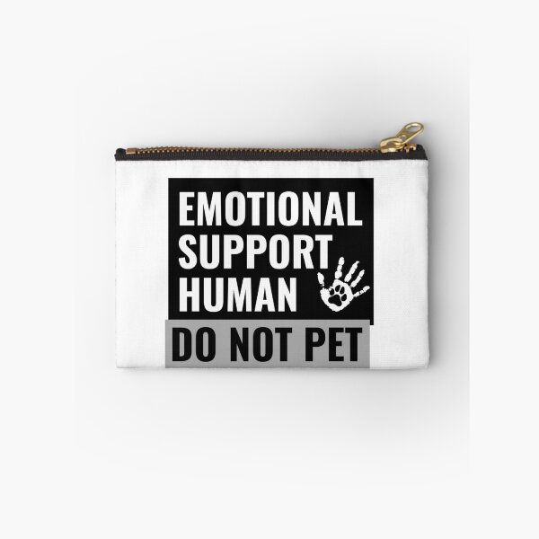 Item preview, Emotional Support Human Do Not Pet Hand designed and sold by jacks-tees.
