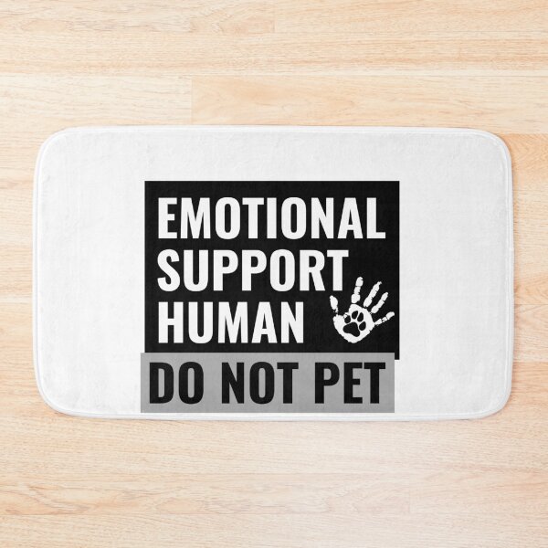 Item preview, Emotional Support Human Do Not Pet Hand designed and sold by jacks-tees.