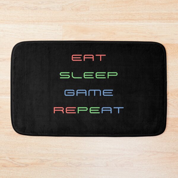 Item preview, Eat Sleep Game Repeat designed and sold by vibrantyy.