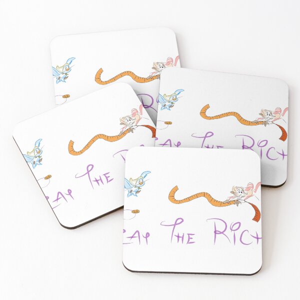 Item preview, Eat The Rich with Mouse and Bird designed and sold by Melody Splash.
