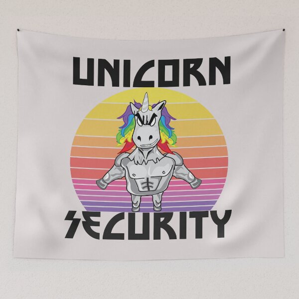 Item preview, Funny Security Unicorn Lovers Gift Men Women Youth Clothing designed and sold by unique things.