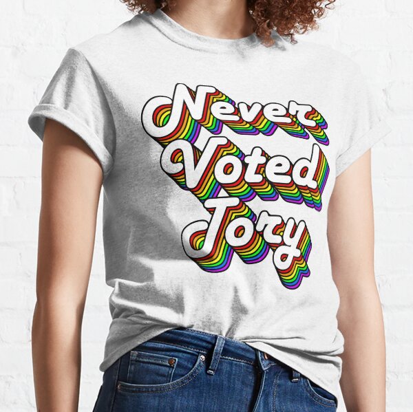 Item preview, Never Voted Tory designed and sold by jacquesi97.