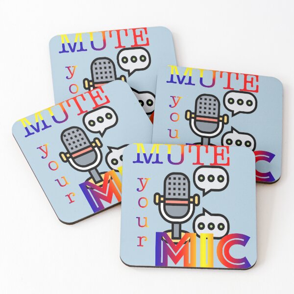 Item preview, Mute Your Mic designed and sold by PupnkittyMania ⭐⭐⭐⭐⭐.