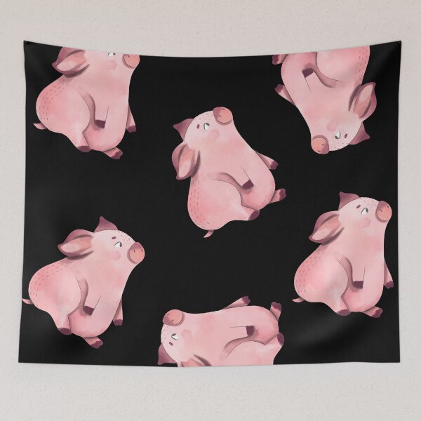 Item preview, Pink Pig Patterns designed and sold by AnnaAndVibes.