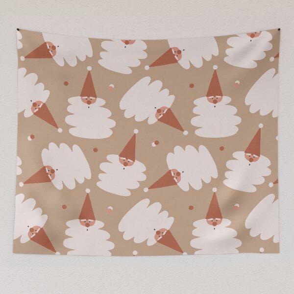 Item preview, Boho Christmas Santa Pattern designed and sold by HastyHouse.