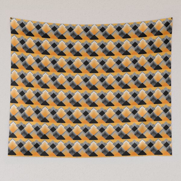 Item preview, Orange and Black Mountains designed and sold by Obitez.