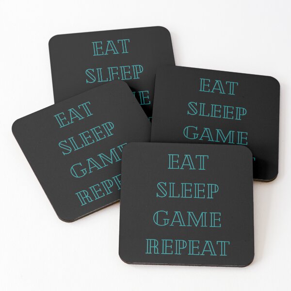 Item preview, Eat Sleep Game Repeat designed and sold by vibrantyy.