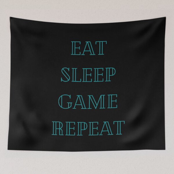 Item preview, Eat Sleep Game Repeat designed and sold by vibrantyy.