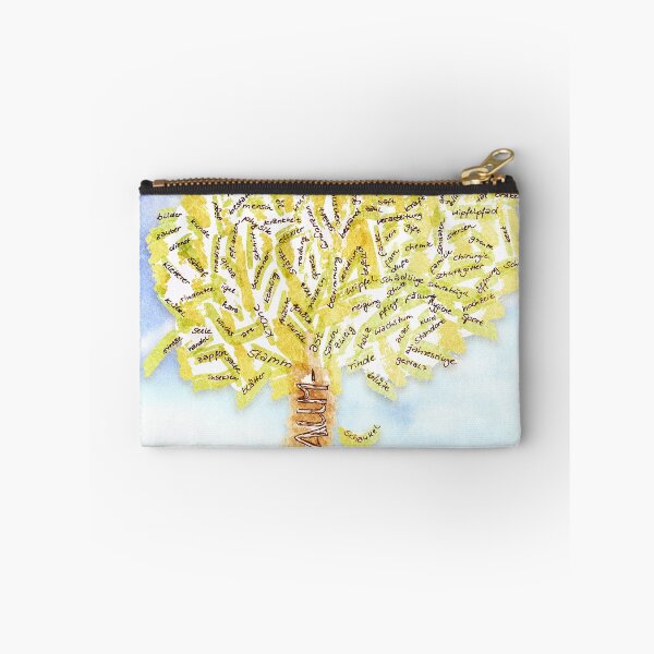 Item preview, german words tree designed and sold by wunderfamily.