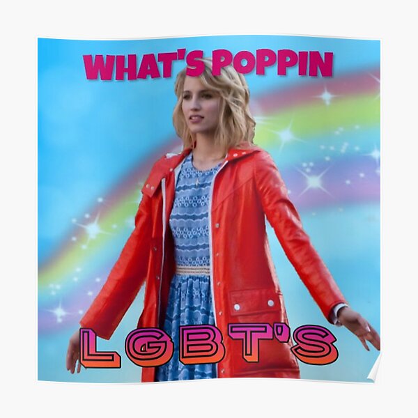 quinn fabray says hi to the lgbts! Poster