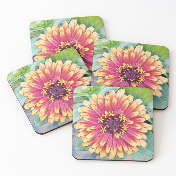 Item preview, Zinnia elegans Flower bloom designed and sold by kimcrunner.