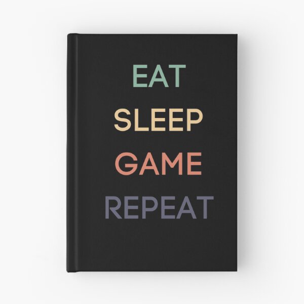 Item preview, Eat Sleep Game Repeat designed and sold by vibrantyy.