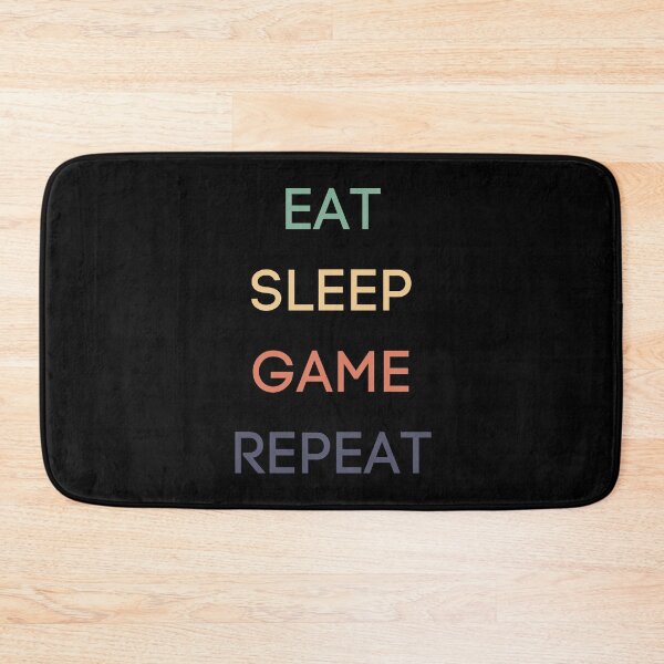 Item preview, Eat Sleep Game Repeat designed and sold by vibrantyy.