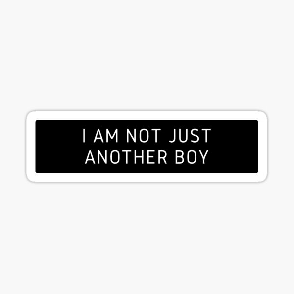 Item preview, I am not just another BOY designed and sold by Rabique.