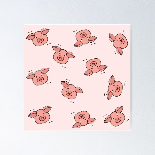 Item preview, Pink Pig Patterns designed and sold by AnnaAndVibes.