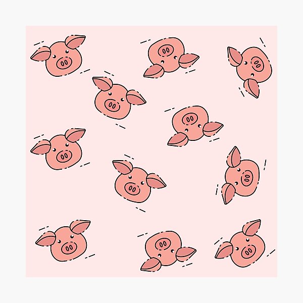 Item preview, Pink Pig Patterns designed and sold by AnnaAndVibes.