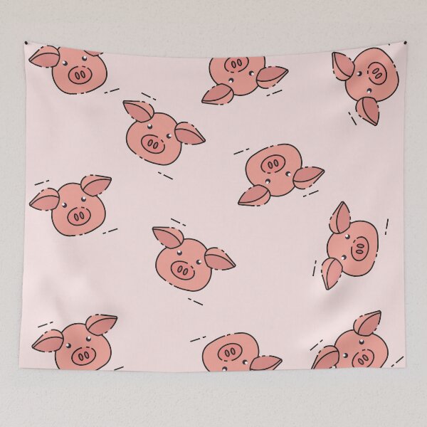 Item preview, Pink Pig Patterns designed and sold by AnnaAndVibes.