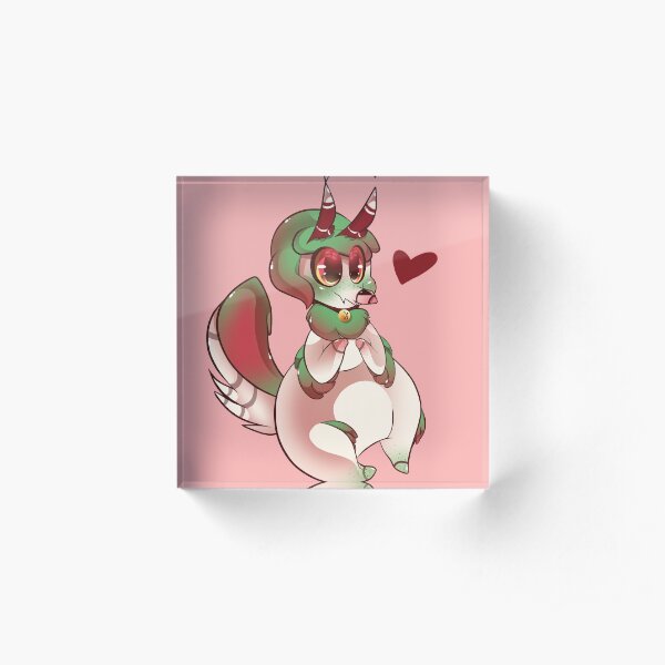 ❣Fat Dino❣ Acrylic Block