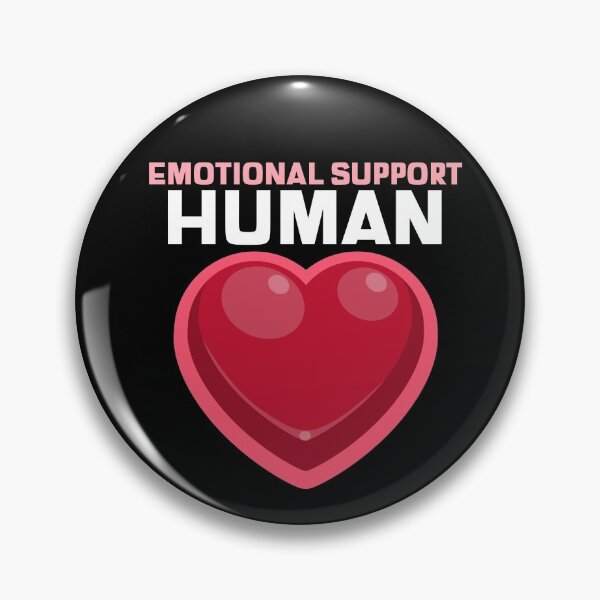 Item preview, Emotional Support Human Heart designed and sold by jacks-tees.