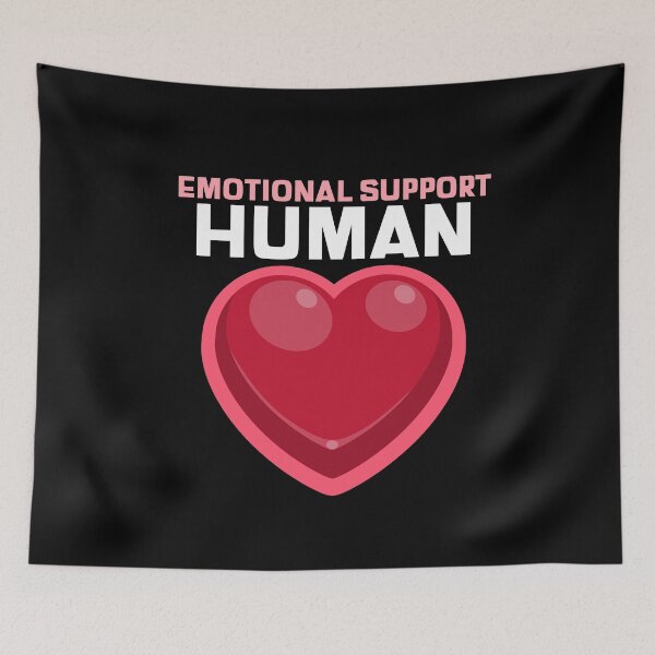 Item preview, Emotional Support Human Heart designed and sold by jacks-tees.