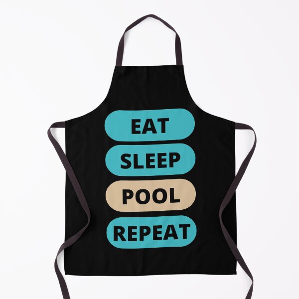 Item preview, Eat Sleep Pool Repeat designed and sold by vibrantyy.