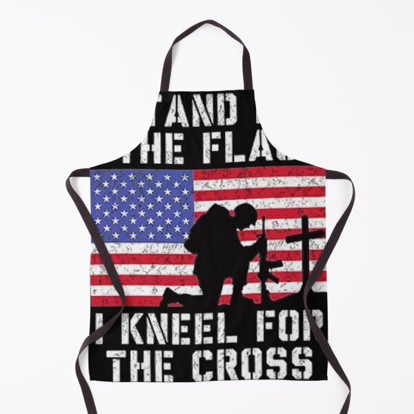 Artikelvorschau, Ich stehe für die Flagge Ich knie mich für das Kreuz entworfen und verkauft von KKMade001.