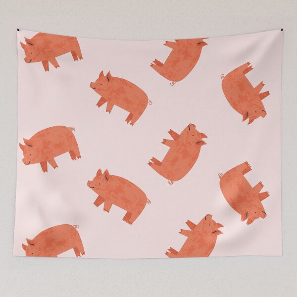 Item preview, Pink Pig Patterns designed and sold by AnnaAndVibes.