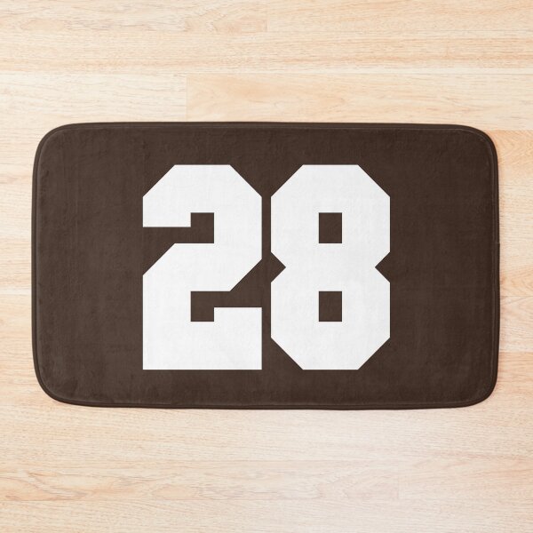 Item preview, 28 Number Cleveland Sports Twenty-Eight Brown Jersey designed and sold by HelloFromAja.