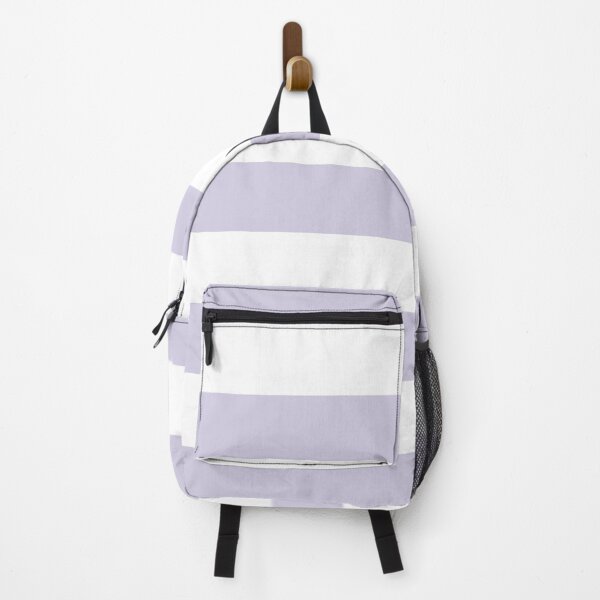 Item preview, Medium LILAC and WHITE Horizontal STRIPES designed and sold by RachelMacht.