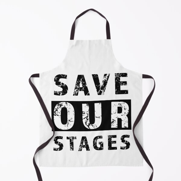 Item preview, Save Our Stages design for supporting live events performers, venues and technicians designed and sold by AllLeftSides42.
