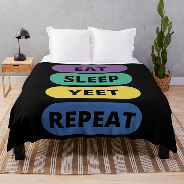 Item preview, Eat Sleep Yeet Repeat designed and sold by vibrantyy.