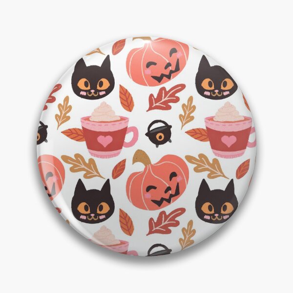 Item preview, Cute Halloween - Vintage Autumn themed - Pinkish Orange designed and sold by Kelyrin.