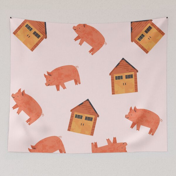 Item preview, Pink Pig Patterns designed and sold by AnnaAndVibes.