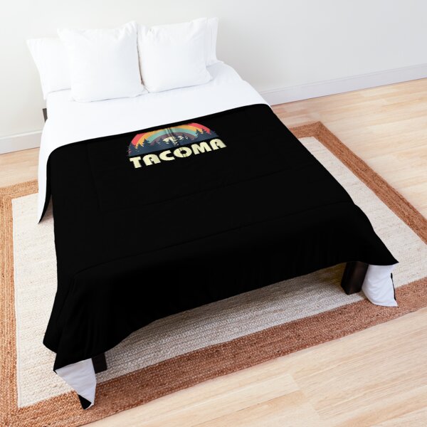 Retro-Tacoma-Washington-Vintage-Pnw-Pacific-Northwest-Zip-Hoodie Comforter
