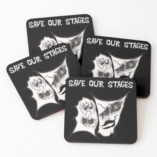 Item preview, Save Our Stages | Performing Arts | Comedy Tragedy | Stage Crew | TM11 designed and sold by triciakitty.