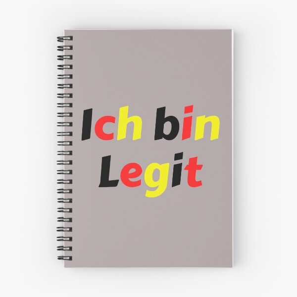 Item preview, I am Legit Ich bin Legit German  designed and sold by Time4German.