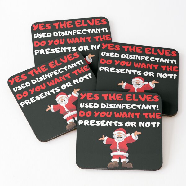 Item preview, Yes The Elves Used Disinfectant designed and sold by WoodburyLake.