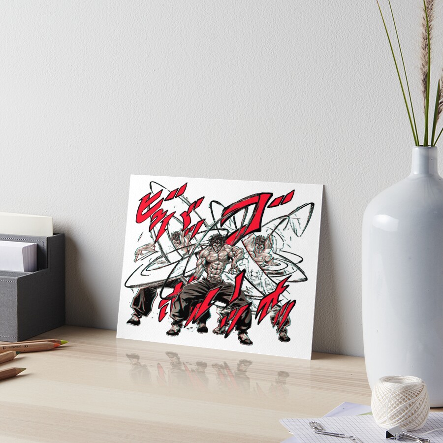 Impression Rigide Yujiro Hanma Best Moment Version 2 Par Diaz Shop Redbubble