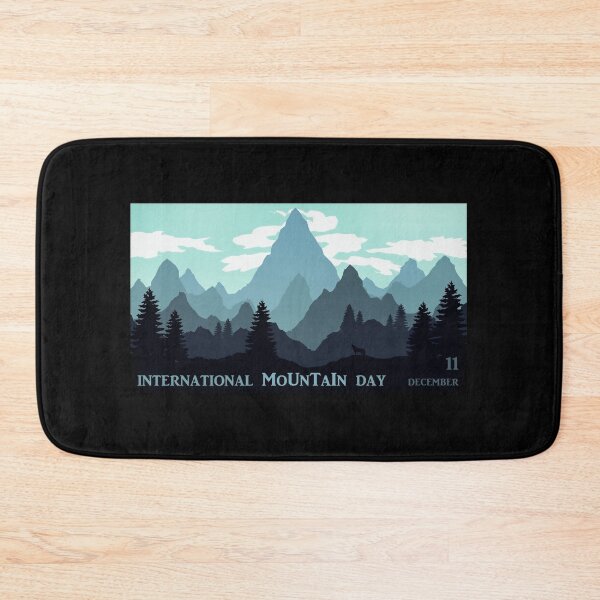 Item preview, International Mountain Day 11th December designed and sold by SolidEarthArt.