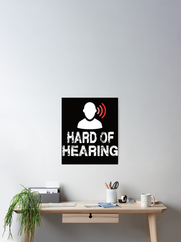 Thumbnail 2 of 3, Poster, hearing designed and sold by virilamissa.
