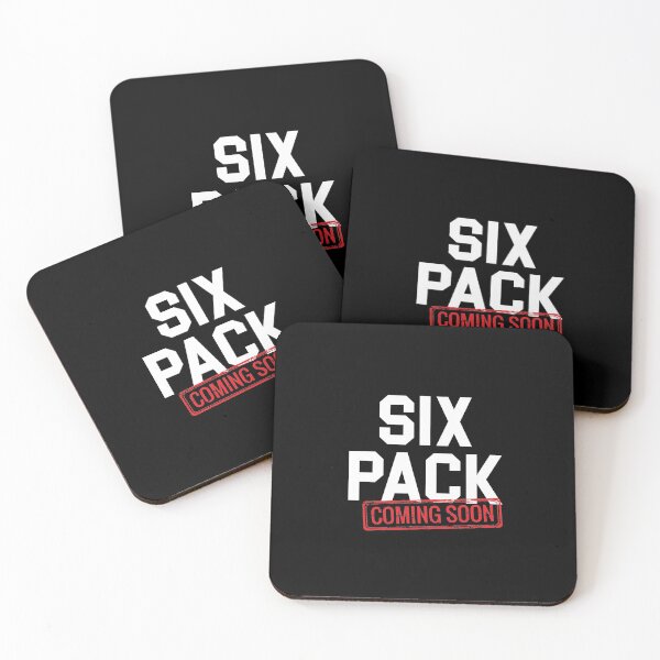 Item preview, Six Pack Coming Soon Quote designed and sold by artistkalpesh.