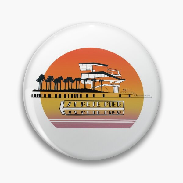 Item preview, St. Pete Pier Retro Sunset designed and sold by Amanda Pratt.