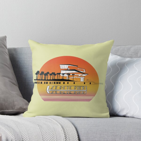Item preview, St. Pete Pier Retro Sunset designed and sold by Amanda Pratt.