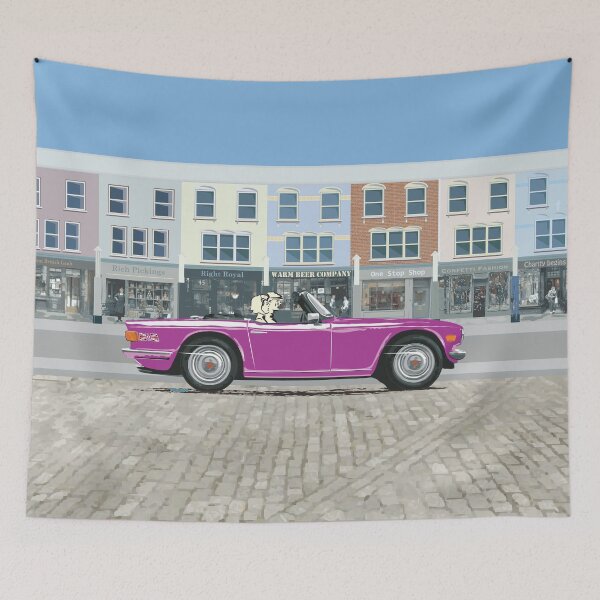 Item preview, Magenta color TR6 – the Classic British Sports Car designed and sold by Bigs66.