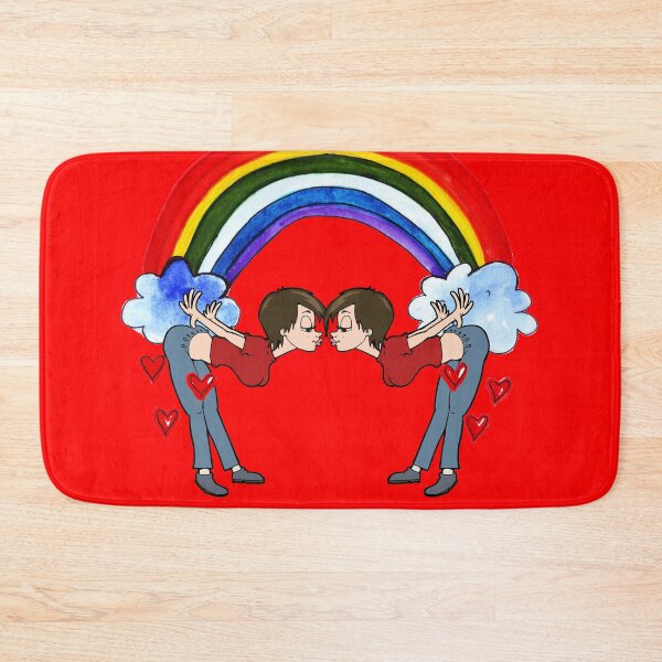 Item preview, Girls Kiss Rainbow designed and sold by miTeless seDign.
